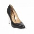 Tiffi scarpa donna decoltè in pelle colore nero su tacco 10 cm