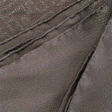 Fendi stola donna in seta e lurex  new zucca