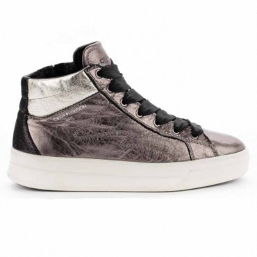 Crime London sneakers runnning in pelle con paillettes Dynamic