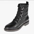 Dei colli stivale donna oltre ginocchio in pelle ed elasticizzato colore nero