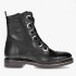 Dei colli stivale donna oltre ginocchio in pelle ed elasticizzato colore nero
