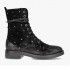 Dei colli stivale donna oltre ginocchio in pelle ed elasticizzato colore nero