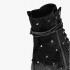 Dei colli stivale donna oltre ginocchio in pelle ed elasticizzato colore nero