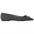 scarpe ballerine donna pretty ballerinas tessuto glitter nero