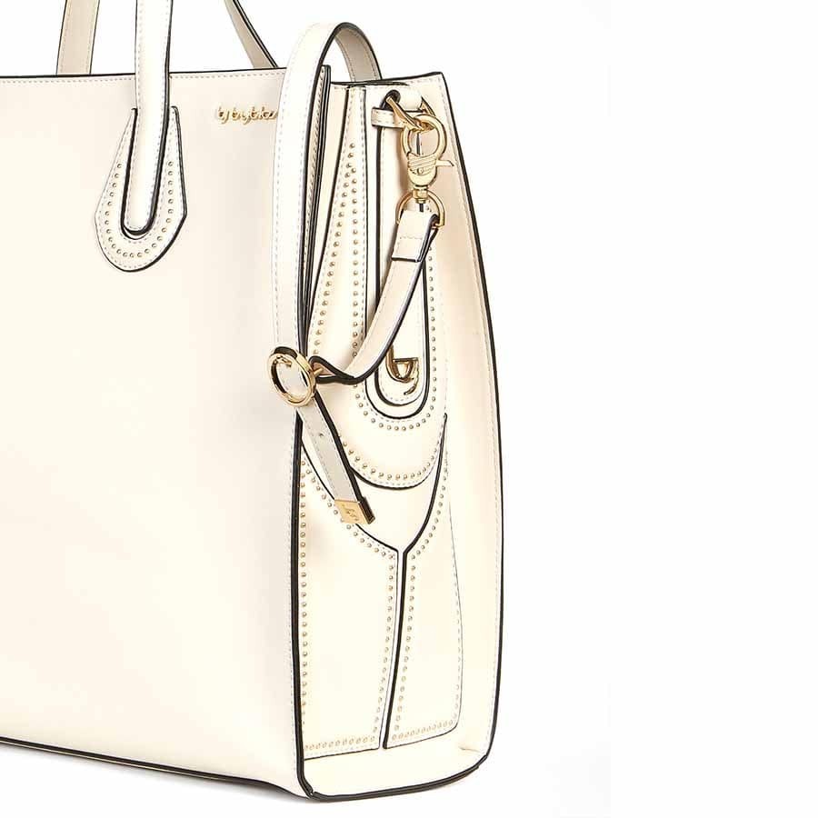 By Byblos borsa donna shopping in eco pelle Helena borchie