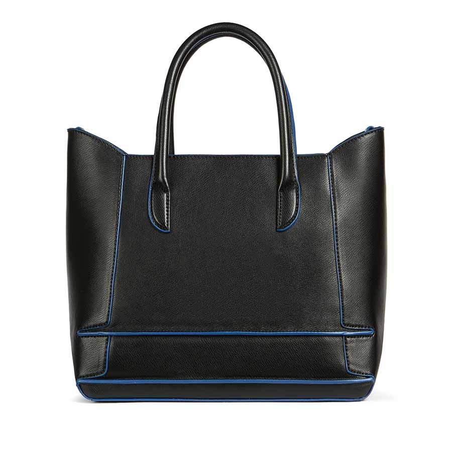 By Byblos borsa donna a mano tote eco pelle Saint Louis bordi contrasto