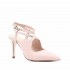 Carmens sandalo chanel donna tacco pelle nude