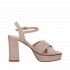 Carmens sandalo donna camoscio quarzo plateau Amy