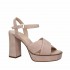 Carmens sandalo donna camoscio quarzo plateau Amy