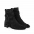 Rago stivaletto donna camoscio nero fibbia lato
