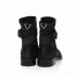 Rago stivaletto donna camoscio nero fibbia lato