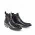 Dei colli stivaletto donna beatles pelle nero particolari multicolor contrasto