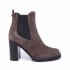 Rago tronchetto camoscio beatles tacco 10 cm grigio vigogna