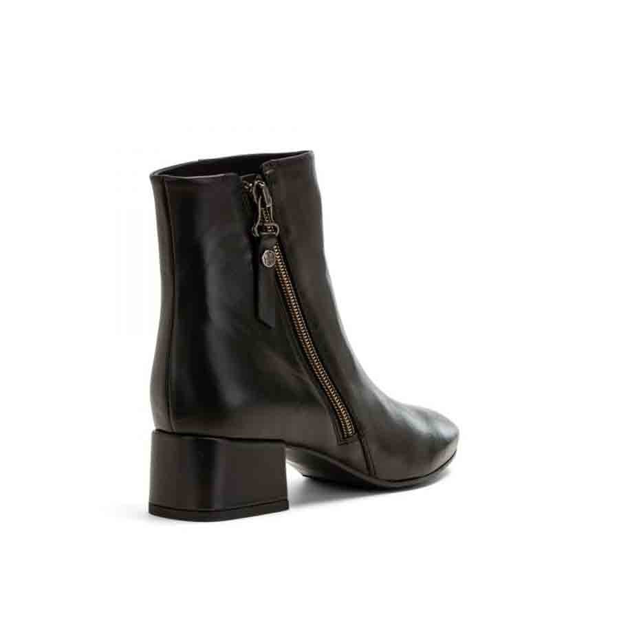 Carmens stivaletto pelle nero zip esterna