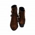 Rago collection tronchetto donna texanino camoscio testa moro