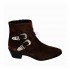 Rago collection tronchetto donna texanino camoscio testa moro