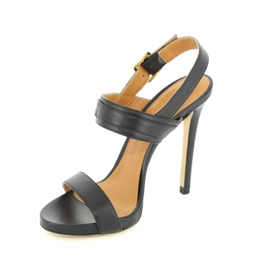 Marc Ellis MA309 Sandals in black calf leather