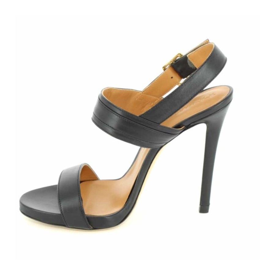 Marc Ellis MA309 Sandals in black calf leather