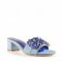 Rago collection sandalo ciabattina denim swarovski
