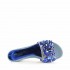 Rago collection sandalo ciabattina denim swarovski