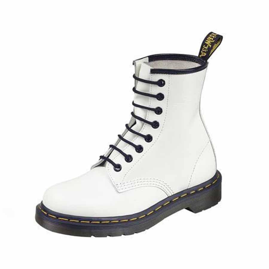 Dr.Martens anfibio donna 1460 Smooth white 8 Eye Z Welt