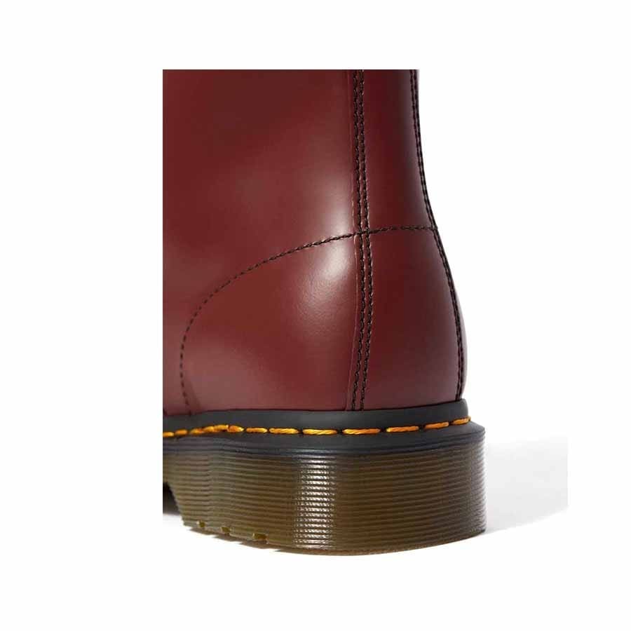 Dr.Martens anfibio donna 1460 Smooth Cherry Red 8 Eye Z Welt
