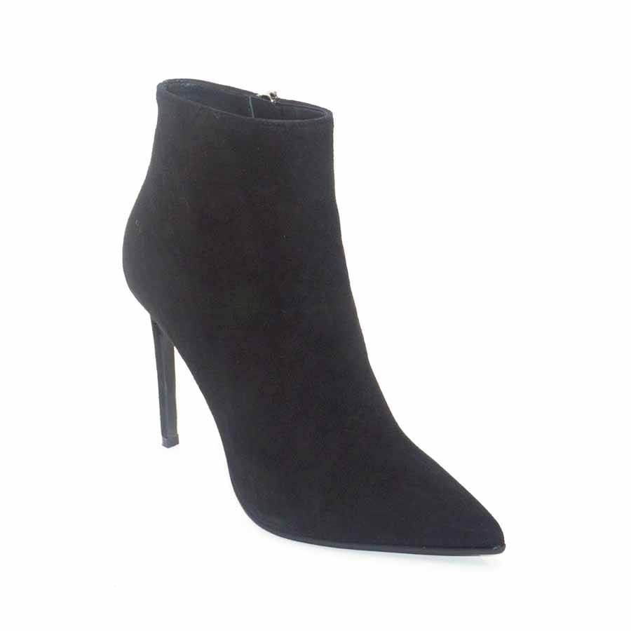 Rago collection tronchetto donna camoscio nero tacco