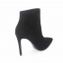 Rago collection tronchetto donna camoscio nero tacco