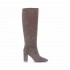 Rago collection stivale donna tubo camoscio grigio