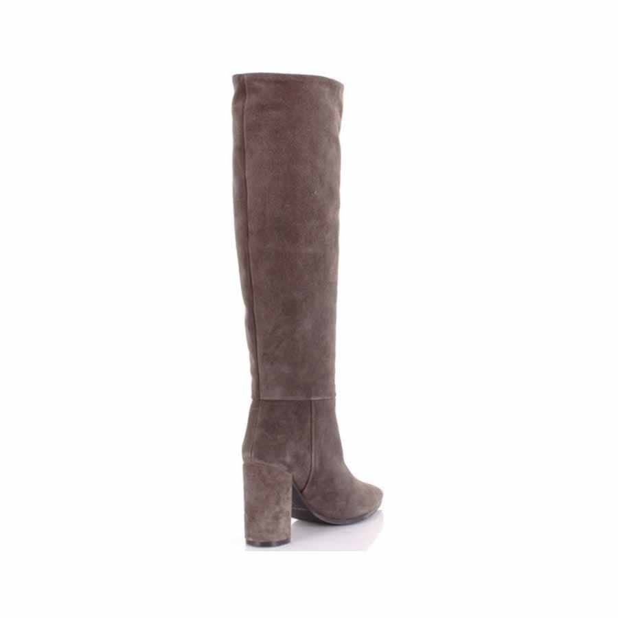 Rago collection stivale donna tubo camoscio grigio