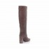 Rago collection stivale donna tubo camoscio grigio