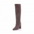 Rago collection stivale donna tubo camoscio grigio