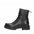 Rago collection tronchetto donna pelle nero fondo carro armato