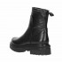 Rago collection tronchetto donna pelle nero fondo carro armato