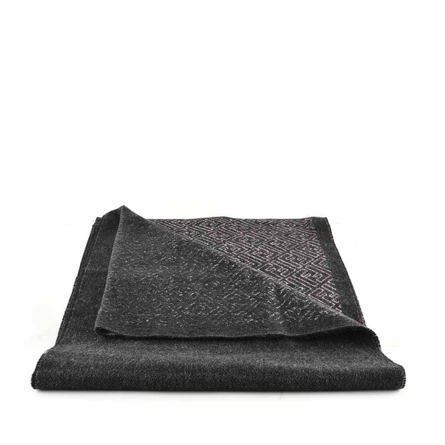 Fendi sciarpa unisex zucca signature jacquard misto cachemire