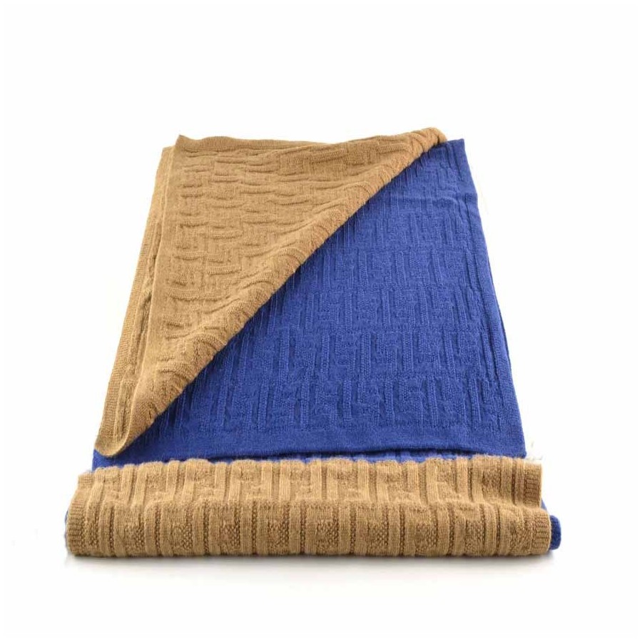 Fendi sciarpa donna lana bicolor