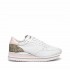 Crime London sneakers runnning pelle tessuto bianca