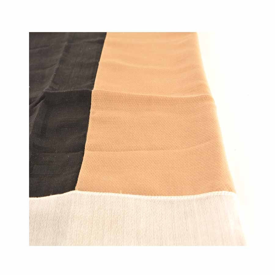 Fendi stola donna jacquard color block