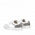 Crime London sneaker low top off court pelle bianca