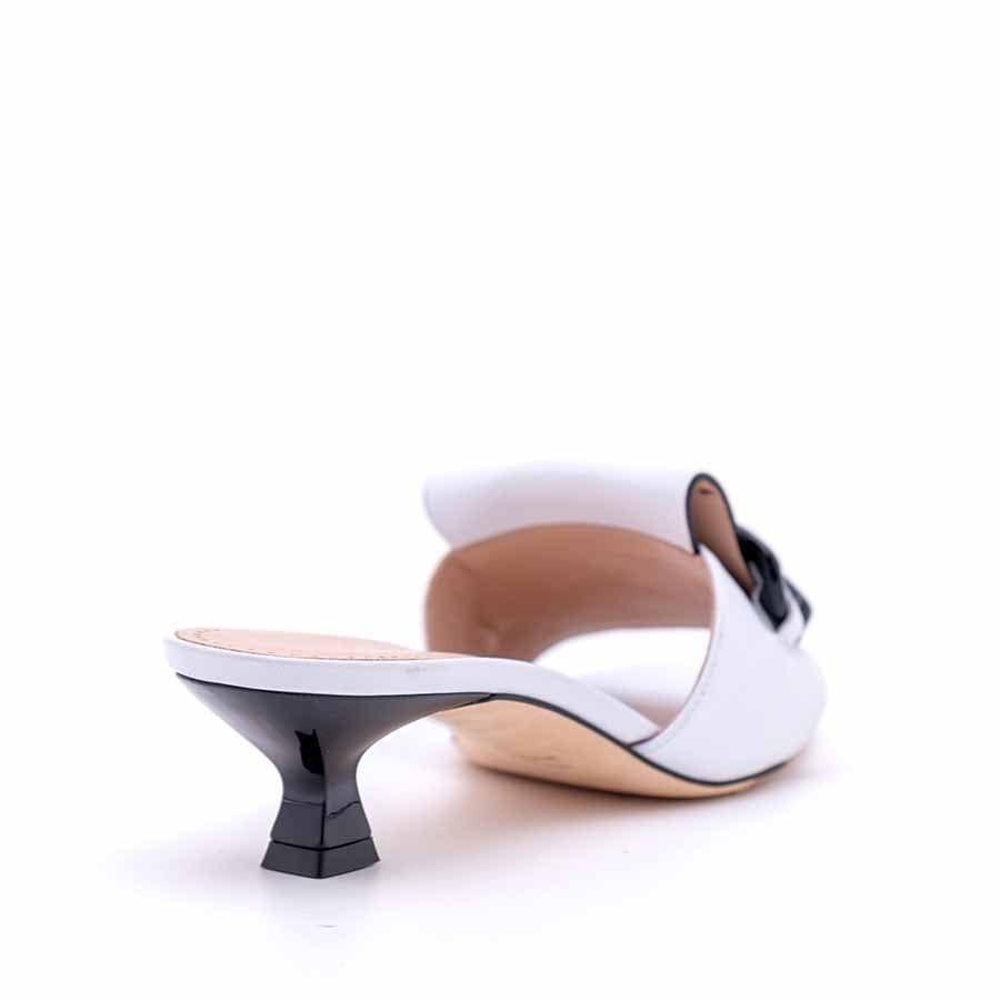 Rago collection mule scalzato pelle catena