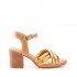 Lemarè sandalo tubolari incrocio metallic Elisabette