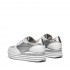 Crime London sneaker Stripe runner pelle tessuto
