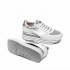 Crime London sneaker Stripe runner pelle tessuto
