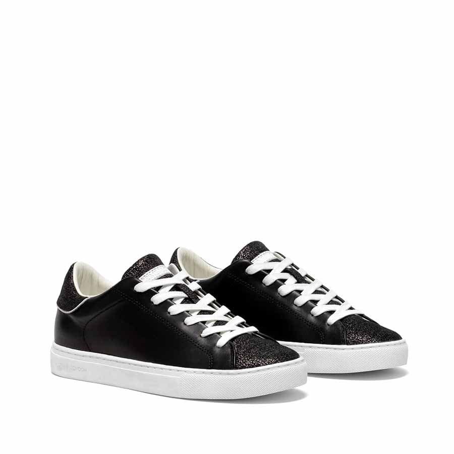 Crime London sneaker Low Top essential pelle nero