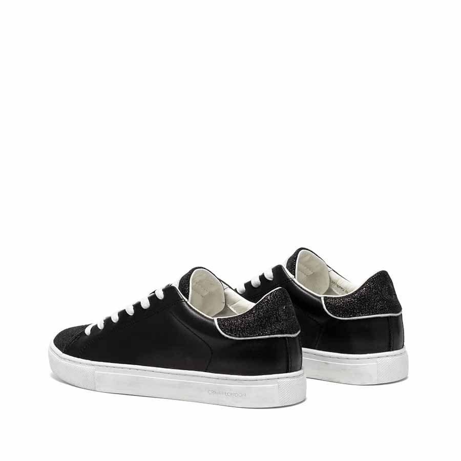 Crime London sneaker Low Top essential pelle nero
