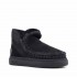 Mou eskimo sneaker Bold donna montone nero glitter logo