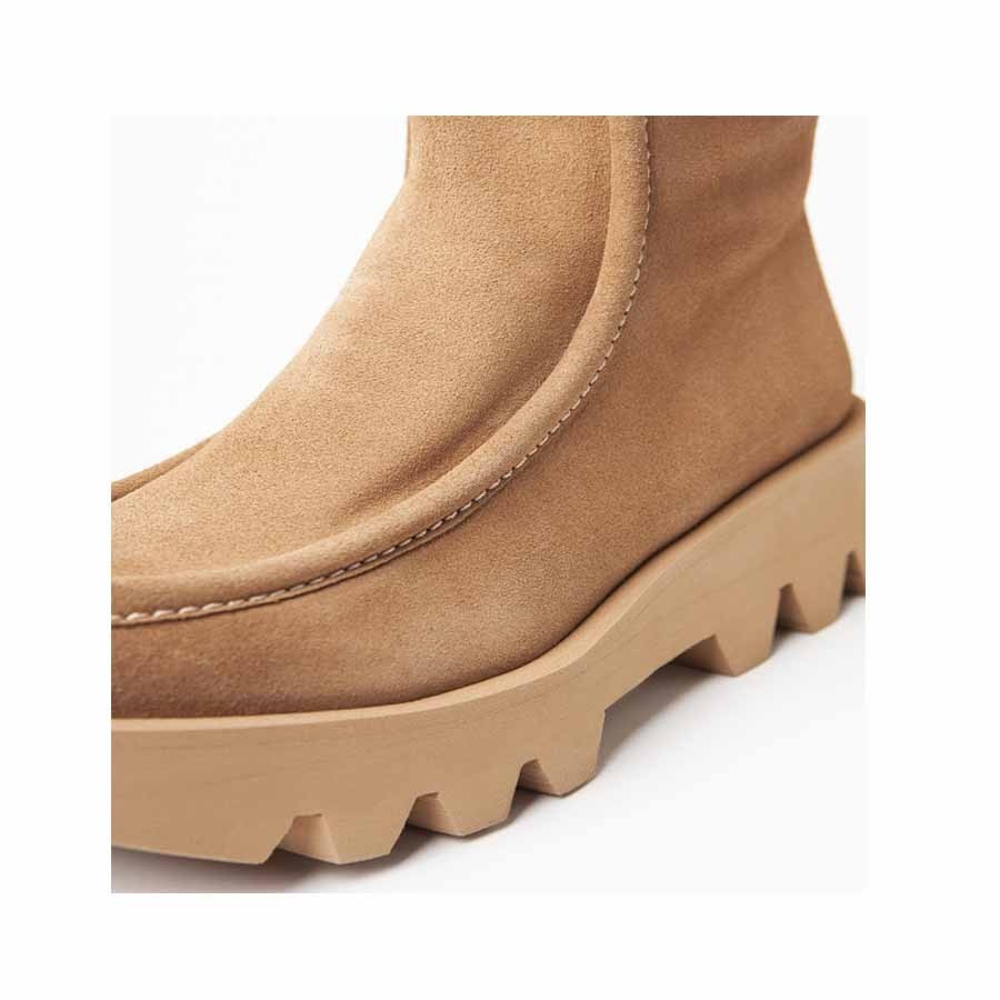 Paloma Barcelò stivaletto donna camoscio Ivet suede nocciola