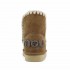 Mou eskimo 18 women's sheepskin ankle boot Glitter logo cognac Cog