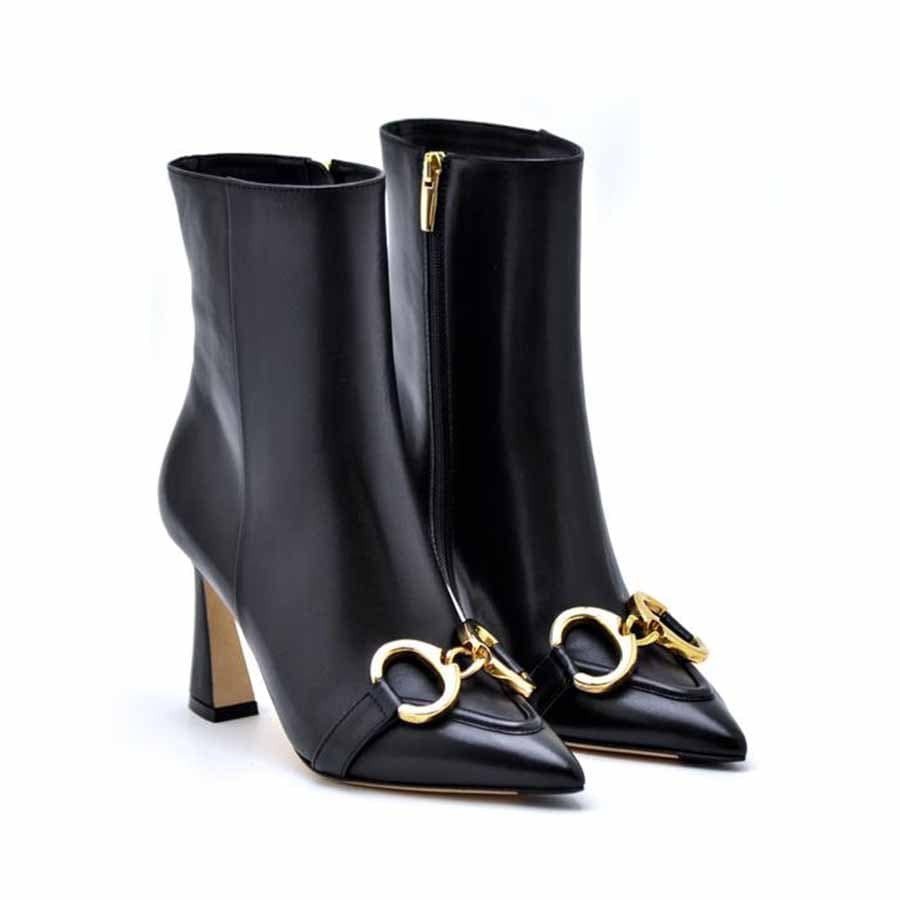 Rago collection tronchetto donna pelle morsetto