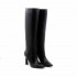 Rago collection women's black leather tube boot